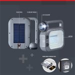 Swiss Cougar Hanoi Solar Lantern & Power Bank - 2,400mAh - Image 2