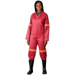 Trade Polycotton Conti Suit - Reflective Arms & Legs - Orange Tape - Image 9