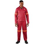 Trade Polycotton Conti Suit - Reflective Arms & Legs - Orange Tape - Image 7