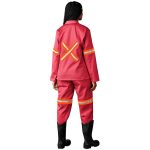 Trade Polycotton Conti - Suit Reflective Arms, Legs & Back - Orange Tape - Image 3