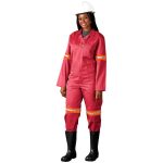 Trade Polycotton Conti - Suit Reflective Arms, Legs & Back - Orange Tape - Image 4