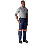 Trade Polycotton Pants - Reflective Legs - Orange Tape - Image 4