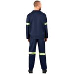 Technician 100% Cotton Conti Suit - Reflective Arms & Legs - Yellow Tape - Image 6