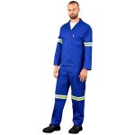 Technician 100% Cotton Conti Suit - Reflective Arms & Legs - Yellow Tape - Image 11
