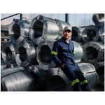 Vintage 100% Cotton Denim Conti Suit - Reflective Arms & Legs - Yellow Tape - Image 6