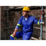 Trade Polycotton Conti Suit - Reflective Arms & Legs - Yellow Taped - Image 3