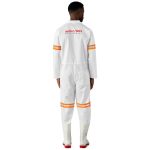 Safety Polycotton Boiler Suit - Reflective Arms & Legs - Orange Tape - Image 6