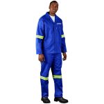 Site Premium Polycotton Jacket - Reflective Arms - Yellow Tape - Image 4