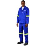 Site Premium Polycotton Jacket - Reflective Arms - Yellow Tape - Image 6