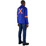 Site Premium Polycotton Jacket - Reflective Arms & Back - Orange Tape - Image 3