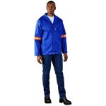 Site Premium Polycotton Jacket - Reflective Arms & Back - Orange Tape - Image 2