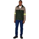 Site Premium Two-Tone Polycotton Jacket - Reflective Arms - Yellow Tape - Image 6