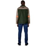 Site Premium Two-Tone Polycotton Jacket - Reflective Arms - Orange Tape - Image 5