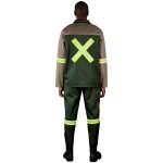 Site Premium Two-Tone Polycotton Jacket - Reflective Arms & Back - Yellow Tape - Image 5