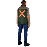 Site Premium Two-Tone Polycotton Jacket - Reflective Arms & Back - Orange Tape - Image 6