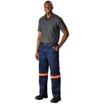 Site Premium Polycotton Pants - Reflective Legs - Orange Tape - Image 2