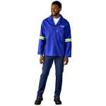 Artisan Premium 100% Cotton Jacket - Reflective Arms - Yellow Tape - Image 9