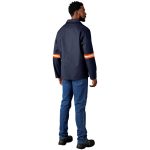 Artisan Premium 100% Cotton Jacket - Reflective Arms - Orange Tape - Image 11