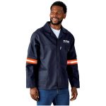 Artisan Premium 100% Cotton Jacket - Reflective Arms & Back - Orange Tape - Image 13