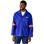 Artisan Premium 100% Cotton Jacket - Reflective Arms & Back - Orange Tape - Image 12