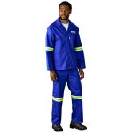 Artisan Premium 100% Cotton Pants - Reflective Legs - Yellow Tape - Image 2