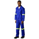 Artisan Premium 100% Cotton Pants - Reflective Legs - Yellow Tape - Image 6