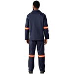 Artisan Premium 100% Cotton Pants - Reflective Legs - Orange Tape - Image 3