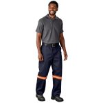Artisan Premium 100% Cotton Pants - Reflective Legs - Orange Tape - Image 10