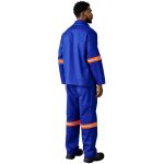 Artisan Premium 100% Cotton Pants - Reflective Legs - Orange Tape - Image 4