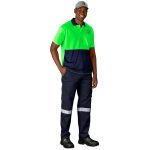 Inspector Two-Tone Hi-Viz Golf Shirt - Image 4