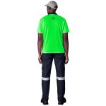 Inspector Two-Tone Hi-Viz Golf Shirt - Image 2