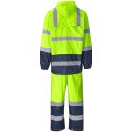 Torrent Two-Tone Hi-Viz Ref Polyester/PVC Rainsuit - Lime - Image 2