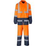 Torrent Two-Tone Hi-Viz Ref Polyester/PVC Rainsuit - Orange