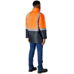 Hazard Padded Two-Tone Hi-Viz Reflective Jacket - Image 12