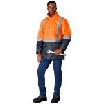 Hazard Padded Two-Tone Hi-Viz Reflective Jacket - Image 7