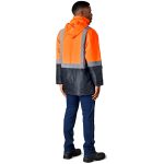 Hazard Padded Two-Tone Hi-Viz Reflective Jacket - Image 8