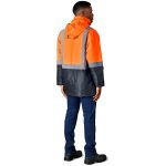 Hazard Padded Two-Tone Hi-Viz Reflective Jacket - Image 22