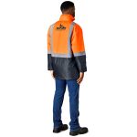 Hazard Padded Two-Tone Hi-Viz Reflective Jacket - Image 14