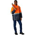 Hazard Padded Two-Tone Hi-Viz Reflective Jacket - Image 23