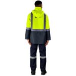 Hazard Padded Two-Tone Hi-Viz Reflective Jacket - Image 20