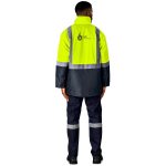 Hazard Padded Two-Tone Hi-Viz Reflective Jacket - Image 21