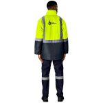 Hazard Padded Two-Tone Hi-Viz Reflective Jacket - Image 3