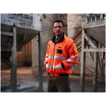 Techno Padded Hi-Viz Reflective Bunny Jacket - Image 3