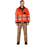 Techno Padded Hi-Viz Reflective Bunny Jacket - Image 6