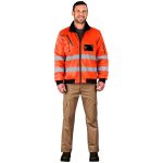 Techno Padded Hi-Viz Reflective Bunny Jacket - Image 5