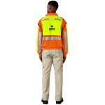 Metro Two-Tone Hi-Viz Reflective Zip-Off Jacket - Image 12