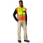 Metro Two-Tone Hi-Viz Reflective Zip-Off Jacket - Image 17