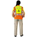 Metro Two-Tone Hi-Viz Reflective Zip-Off Jacket - Image 9