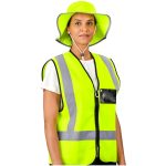 Roadside Hi-Viz Reflective Hat - Image 2