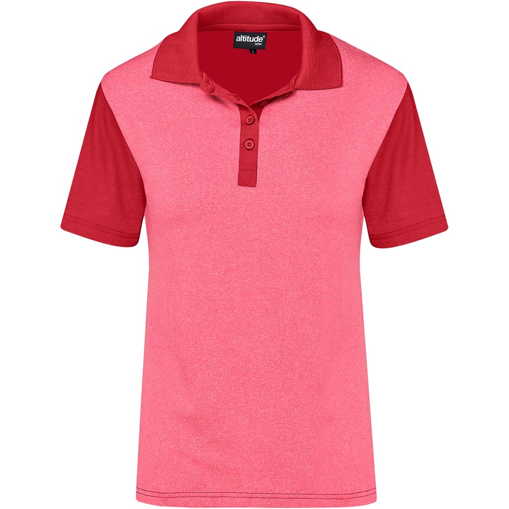 Ladies Crossfire Golf Shirt - Red Ladies Crossfire Golf Shirt - Red - Image 1